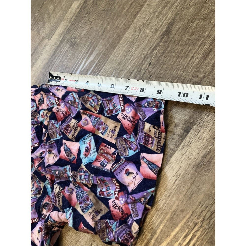 Vintage Chiamare Mens Large Rayon Shirt Novelty Soda Label Print Grapette Nehi L - Picture 5 of 9